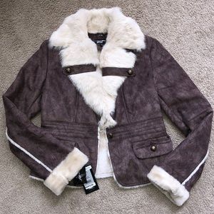 Black Rivet Bomber Jacket